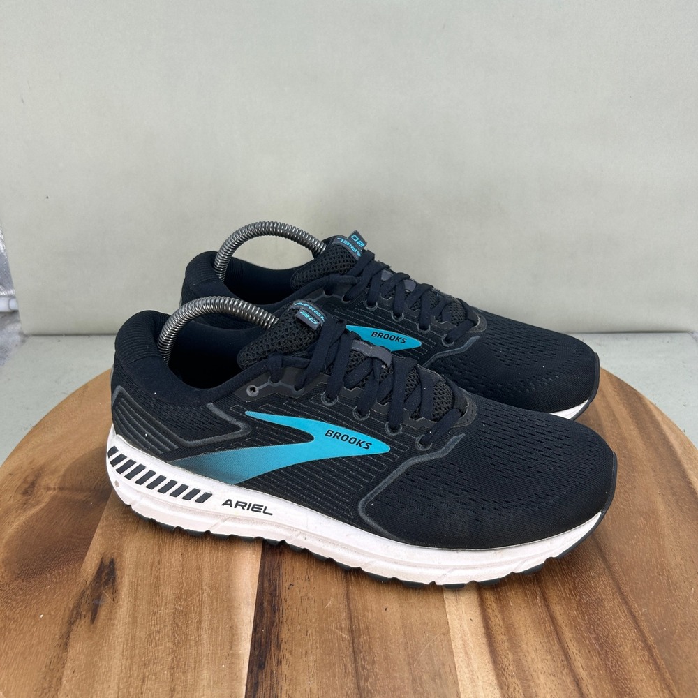 Brooks Ariel 20 Womens Running Shoes Black Blue 1203151B064 Size 10.5 B Medium